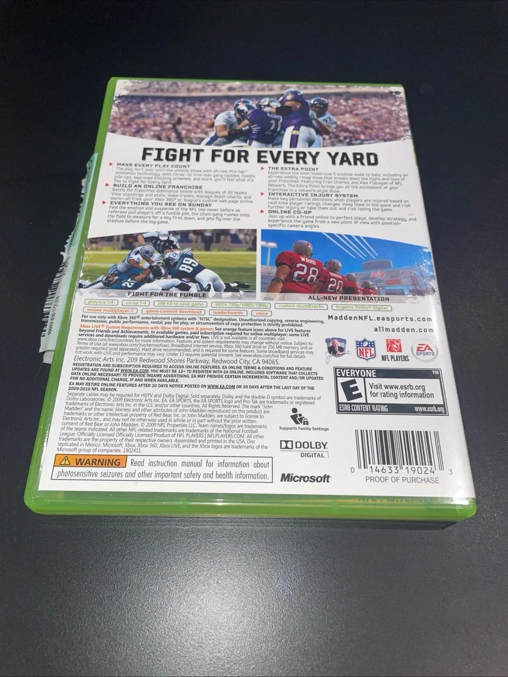 Madden NFL 10 - Microsoft Xbox 360